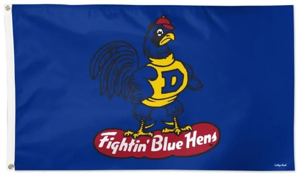 
Delaware Fighting Hens Retro Logo 3×5 Flag - $18.00