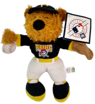 Good Stuff Pittsburgh Pirates MLB 8&quot; Teddy Bear Plush Ball Glove Jolly Roger Tag - £6.21 GBP