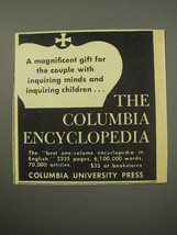 1955 Columbia University Press Advertisement - The Columbia Encyclopedia - $18.49