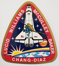 NASA  STS 34 Crew Patch Decal 4&quot; x 3-5/8&quot; - £11.97 GBP
