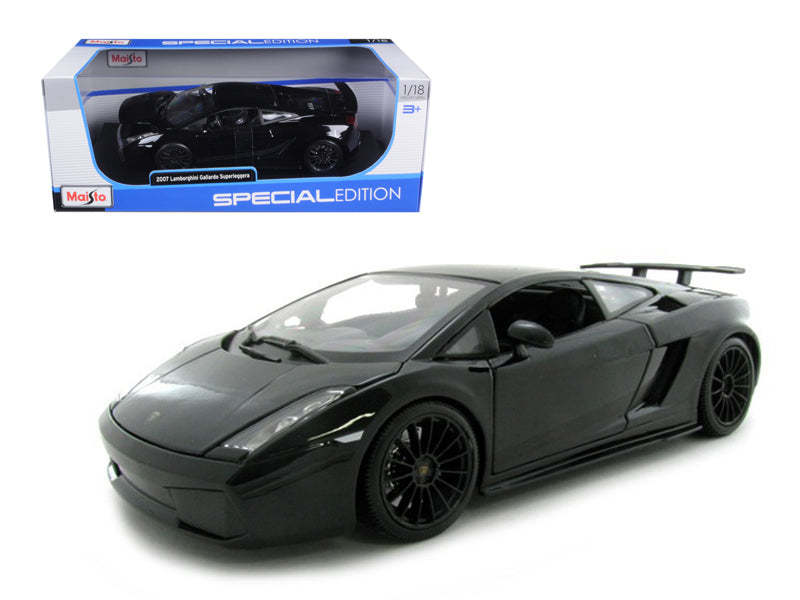 2007 Lamborghini Gallardo Superleggera Black 1/18 Diecast Model Car by Maisto - $53.18