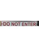 Do Not Enter Aluminum Metal Street Sign 3&quot; x 18&quot; - €8,37 EUR