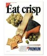 Premium Saltine Crackers Nabisco Eat Crisp Vintage 1968 Full-Page Magazi... - £7.58 GBP