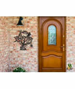 Metal Wall Art –Halloween Tree with Ghost, Bats, Spider, Creepy Hand &amp; C... - $55.43 CAD+