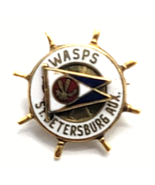 WASPS St Petersburg Power Squadron Women’s Auxiliary Pin Nautical Burgee... - $716.63 MXN