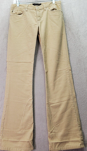 Vintage Juicy Couture Flare Pants Women 28 Tan Corduroy 100% Cotton Low ... - £58.14 GBP