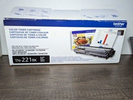 Genuine Brother TN221BK Black Toner Cartridge HL3140CW DCP-9020CDN MFC-9... - $49.38