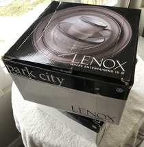 Lenox Park City Brushed 4 place setting for 2 (8 pieces total in 2 boxes), new - $140.00