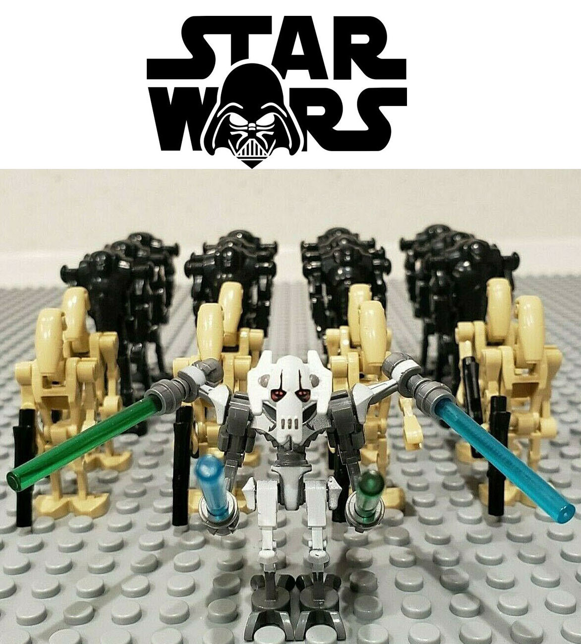 21pcs/set General Grievous & B1 B2 Battle Droids Army Star Wars Minifigure Toys