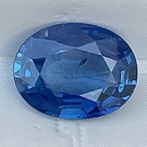 Natural Blue Sapphire 1.42 Cts Sri Lanka Oval Cut Loose Gemstone Jewelry - £439.64 GBP