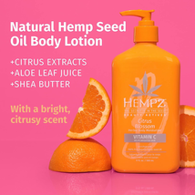 Hempz Citrus Blossom Vitamin C Herbal Body Moisturizer, 17 Oz. image 3