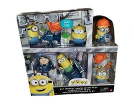 Mattel Minions 2: The Rise Of Gru Gru&#39;s Secret Lair 5 Pk Figures NEW - £47.74 GBP