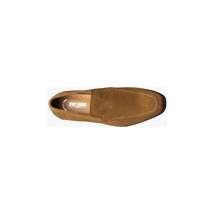 Men's Stacy Adams Pelton Moc Toe Slip On Work Shoes Tan Suede 25601-244 image 4
