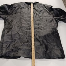 Shepherd's Collection Womens Black Genuine Leather Buttons Jacket With Liner 4XL image 6