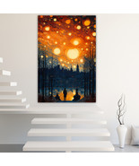 Strange sky Canvas Painting Wall Art Posters Landscape Canvas Print Picture - £10.84 GBP+