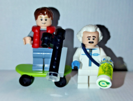 Lego: Back To The Future:  Doc Brown and Marty McFly Mini figures - $574.50 MXN