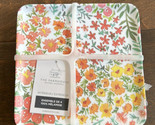 Farmhouse by Rachel Ashwell Set of 4 Appetizer Plates Floral New - $21.97