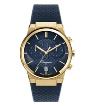 Montre homme Ferragamo Sapphire chronographe SFME00221 bracelet caoutchouc... - £221.14 GBP