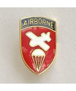 US Army WWII Airborne Command Paratrooper Parachute Infantry Enamel Pin 1in - £7.03 GBP
