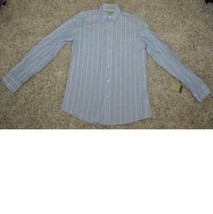 Mens Shirt Sonoma Sport Long Sleeve Button Front Blue Pink Striped $48 N... - £14.01 GBP