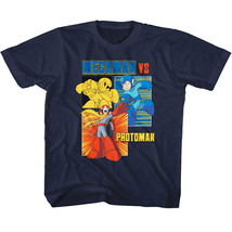 MegaMan versus Protoman Kid&#39;s T Shirt Fight Rokkuman Capcom Video Game - $22.50
