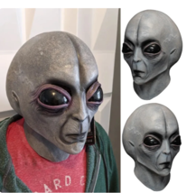 Halloween Alien Skull Mask Cosplay Horror Latex Masks Helmet   - £10.26 GBP