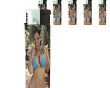 Hawaiian Pin Up Girls D3 Lighters Set of 5 Electronic Refillable Butane  - $15.79