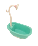 Littlest Pet Shop Tub Shower Replacement Part Piece Green White LPS Vint... - $18.49