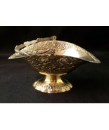 Holiday Imports Tarnish Protected SIlver Plated Metal Bowl Basket with H... - $47.68 CAD