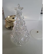 AS IS for parts Christmas O’ tannenbaum Rainbow Lite Tree Musical Glass ... - $19.99