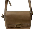 Merona Vinyl Brown Shoulder Bag 8 by 7 inches Inside Pockets - $14.14