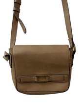 Merona Vinyl Brown Shoulder Bag 8 by 7 inches Inside Pockets - £11.26 GBP