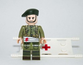 British Commando Wounded WW2 Army Soldier with stretche B Building Minifigure Br - £7.01 GBP