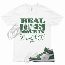 R1 T for 1 Retro Gorge Green High Metallic Silver White Shirt To Match Pine - £18.56 GBP+