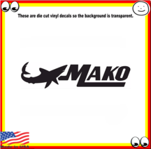Mako Marine Boats Vinyl Cut Decal Sticker Logo 7&quot; - £3.92 GBP