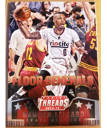 Damian Lilliard 2014-15 Panini Threads Floor Generals #13 Portland Trail... - $6.00