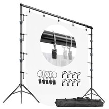 Limostudio Large 10 X 9.6 Feet Heavy Duty Backdrop Stand, Background Sup... - £77.17 GBP