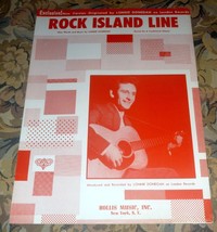 Lonnie Donegan Sheet Music - Rock Island Line (1956) - £9.79 GBP