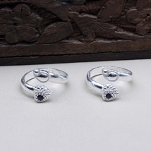 Traditional Real Sterling Silver Indian Women Toe Ring Pair - £20.59 GBP