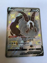 Pokémon TCG Dubwool V Shining Fates SV120/SV122 Holo Shiny Holo Rare - $0.99