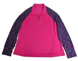 allbrand365 designer Womens Activewear Space Dyed Zip front Jacket,Size Small - £38.27 GBP