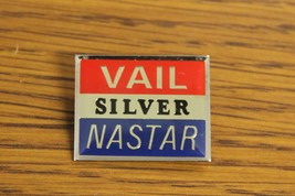 Vail - Ski Pin Badge Skiing - Red Nastar Silver - Colorado Co Mountain Mtn - £11.79 GBP