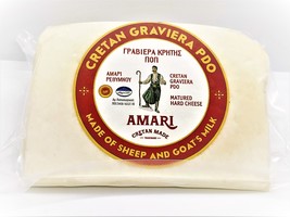 SPECIAL Graviera Cretan Origin Hard Cheese 900g with Goat-Sheep Milk Unique Tast - £85.20 GBP