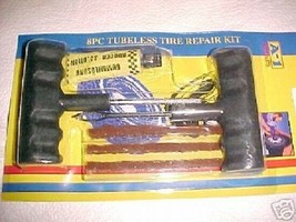 6 six new/old stock car automobile tubeless TIRE plug REPAIR kit do-it-yourself - £11.83 GBP