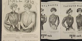 1910 antique TUTELMAN BROTHERS womens FASHION CATALOG w envelope - £97.74 GBP