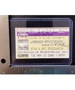 STYX / REO SPEEDWAGON - VINTAGE MAY 23, 2000 USED CONCERT TICKET STUB - $10.00
