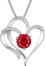 Gifts for Wife from Husband, Love Heart Necklace for Women 925 Sterling Silver G - £20.11 GBP