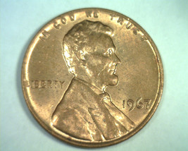 1967 Lincoln Cent Penny Choice Uncirculated Red Ch. Unc. Rd Original 99c Ship - $1.50