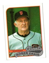 1989 Topps #744 Roger Craig San Francisco Giants - £2.39 GBP