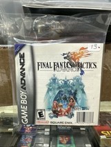 Final Fantasy Tactics Advance (Nintendo Game Boy Advance) GBA *Manual Only* - $9.65